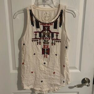 Lucky brand embroidered top